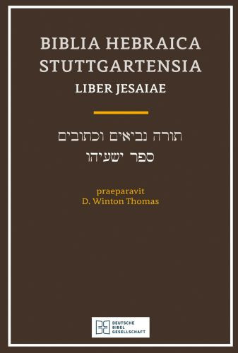 Biblia Hebraica Stuttgartensia (BHS) Liber Jesaiae (Isaiah) (Softcover) - Softcover