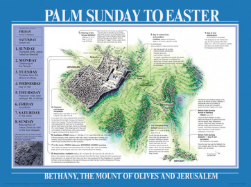 Palm Sunday to Easter Wall Chart - Wallchart