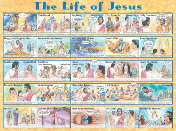 Life of Jesus Wall Chart - Wallchart