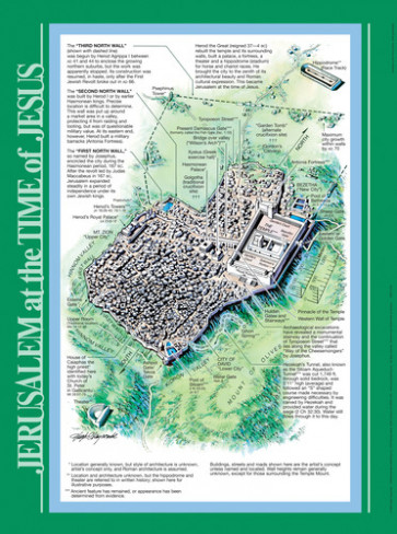 Jerusalem at the Time of Jesus Wall Chart - Wallchart