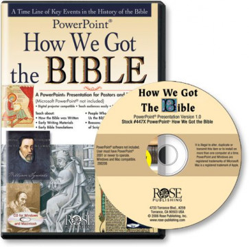 How We Got the Bible - CD-ROM