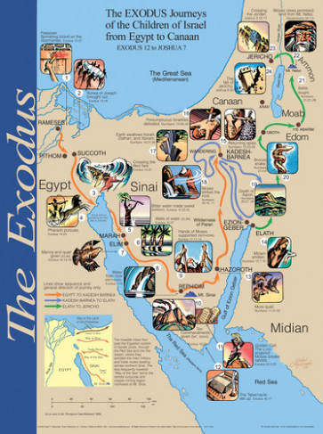 Exodus Wall Map - Wallchart