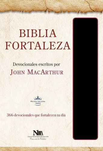 Biblia Fortaleza (Imitación piel , Negro) - Imitation Leather