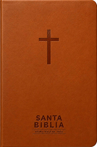 Santa Biblia Reina-Valera 1960 - Visual con mapas mentales (SentiPiel, Café, Letra Roja) - LeatherLike With ribbon marker(s)