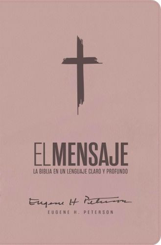 Biblia El Mensaje (SentiPiel, Soft Pink) - LeatherLike Soft Pink With ribbon marker(s)