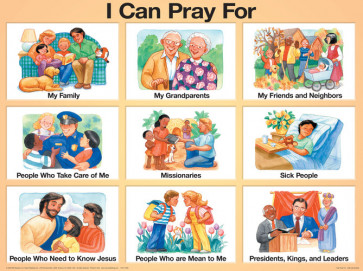 I Can Pray for Wall Chart - Wallchart