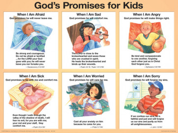 God's Promises for Kids NIV Wall Chart - Wallchart