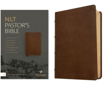 NLT Pastor's Bible, Filament Enabled (LeatherLike, Brown, Red Letter) - LeatherLike Imitation Leather With ribbon marker(s)