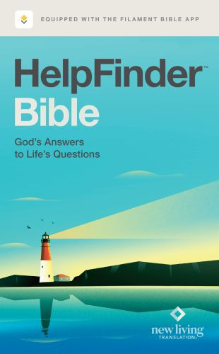 HelpFinder Bible NLT, Filament Enabled (Hardcover, Red Letter) - Hardcover