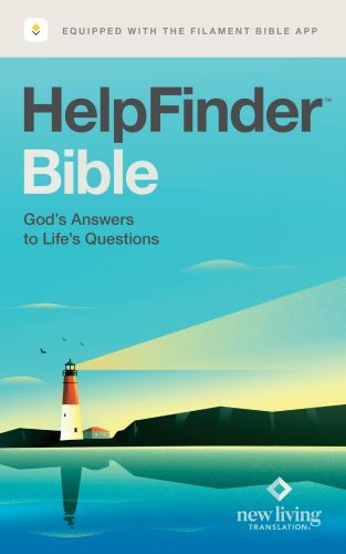 HelpFinder Bible NLT, Filament Enabled (Softcover, Red Letter) - Softcover