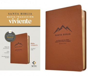 Biblia compacta NTV, con Filament (SentiPiel, Café) - LeatherLike With ribbon marker(s)