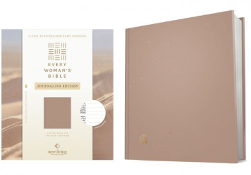 NLT Every Woman's Bible, Journaling Edition, Filament Enabled (Hardcover, Sand, Red Letter) - Hardcover Sand With ribbon marker(s) Wide margin