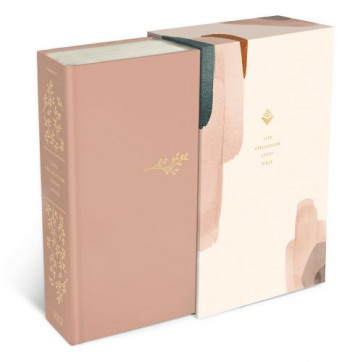 NLT Life Application Study Bible, Third Edition (Hardcover Cloth, Soft Pink, Red Letter) - Hardcover Soft Pink Cloth over boards With ribbon marker(s)