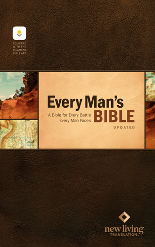 NLT Every Man’s Bible, Filament Enabled (Hardcover, Red Letter) - Hardcover