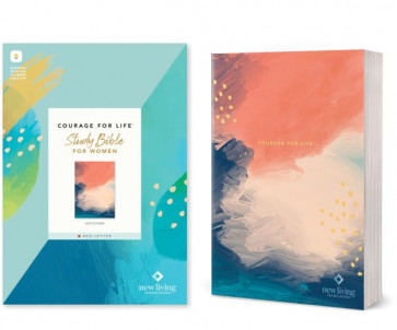 NLT Courage For Life Study Bible for Women, Filament Enabled (Softcover, Red Letter) - Softcover