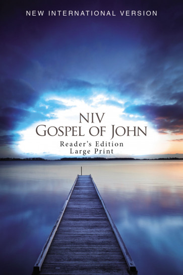NIV, Gospel of John, Reader's Edition, Large Print, Paperback - Softcover