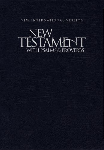NIV, New Testament with Psalms and   Proverbs, Pocket-Sized, Paperback, Blue - Softcover