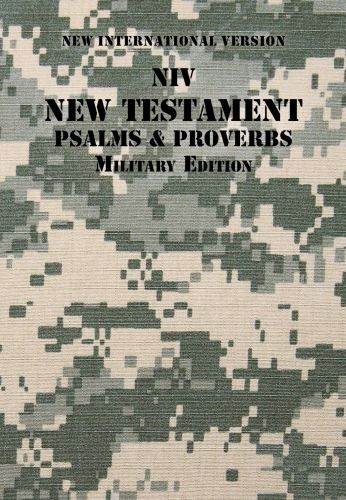 NIV, New Testament with Psalms and   Proverbs, Military Edition, Paperback, Digi Camo - Softcover