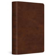 ESV Large Print Bible (TruTone, Deep Brown) - Imitation Leather With ribbon marker(s)