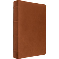 ESV Heirloom Bible, Gloria Dei: Single Column Edition (Cowhide, British Tan) - Genuine Leather With ribbon marker(s)