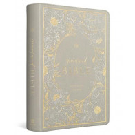 ESV GraceLaced Bible, Journaling Edition (Artwork by Ruth Chou Simons) (TruTone, Morning Mist) - Imitation Leather With ribbon marker(s)