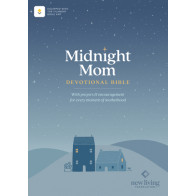 NLT Midnight Mom Devotional Bible (Hardcover, Red Letter, Filament Enabled) - Hardcover
