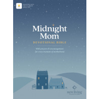 NLT Midnight Mom Devotional Bible (Softcover, Red Letter, Filament Enabled) - Softcover