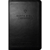 Santa Biblia Reina Valera 1960 - Fortaleza Devocional (SentiPiel, Negro, Letra Roja) - LeatherLike With ribbon marker(s)