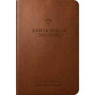 Santa Biblia Reina Valera 1960 - Fortaleza Devocional (SentiPiel, Café, Letra Roja) - LeatherLike With ribbon marker(s)