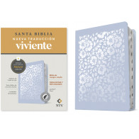Biblia de margen amplio NTV con Filament (SentiPiel, Floral, Índice, Letra Roja) - LeatherLike Floral With thumb index and ribbon marker(s)
