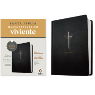 Biblia de margen amplio NTV con Filament (Tapa dura de SentiPiel, Cruz, Letra Roja) - Hardcover Cross With ribbon marker(s)