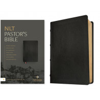 NLT Pastor's Bible, Filament Enabled (Genuine Leather, Black, Red Letter) - Sewn Genuine Leather With ribbon marker(s)
