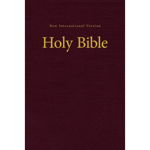 NIV Church Bible - Hardcover Burgundy