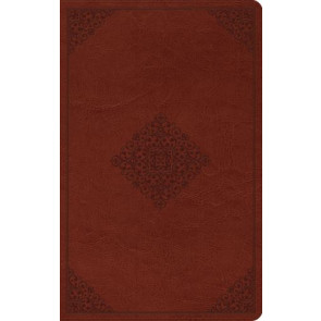 ESV Large Print Value Thinline Bible (TruTone, Tan, Ornament Design) - Imitation Leather