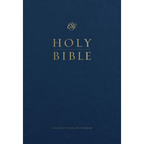 ESV Pew and Worship Bible, Large Print (Hardcover, Blue) - Hardcover