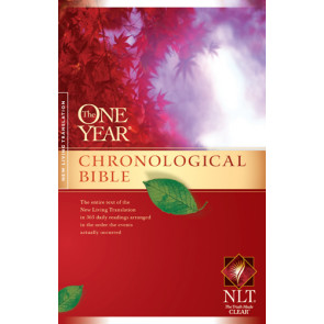 The One Year Chronological Bible NLT  - Softcover