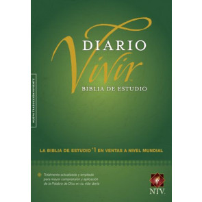 Biblia de estudio del diario vivir NTV (Tapa dura, Verde, Letra Roja) - Hardcover