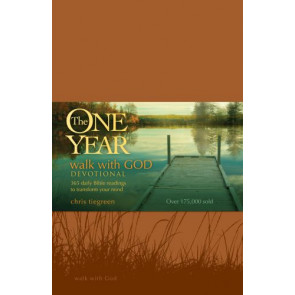 One Year Walk with God Devotional - LeatherLike