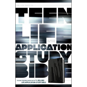 NLT Teen Life Application Study Bible (LeatherLike, Steel) - LeatherLike Steel With ribbon marker(s)