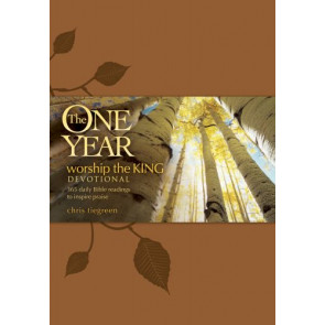 One Year Worship the King Devotional - LeatherLike