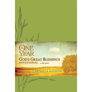 The One Year God's Great Blessings Devotional - LeatherLike