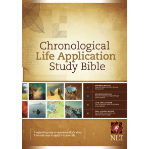 NLT Chronological Life Application Study Bible (Hardcover) - Hardcover With printed dust jacket