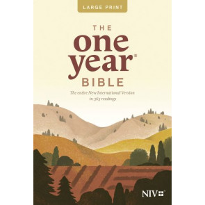 The One Year Bible NIV, Premium Slimline Large Print edition  - Softcover