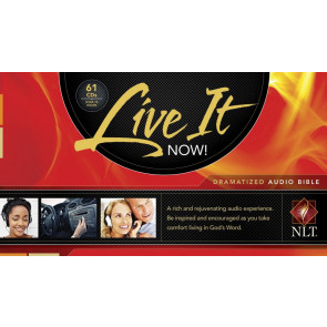 Live It Now! Dramatized Audio Bible  - CD-Audio Black With zip fastener