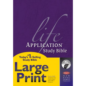 NKJV Life Application Study Bible, Second Edition, Large Print  - Hardcover With thumb index