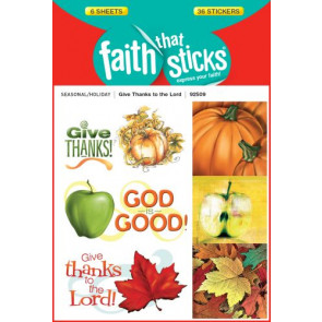 Give Thanks to the Lord - Stickers