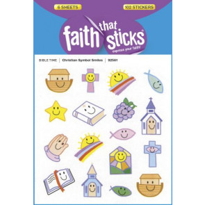 Christian Symbol Smiles - Stickers