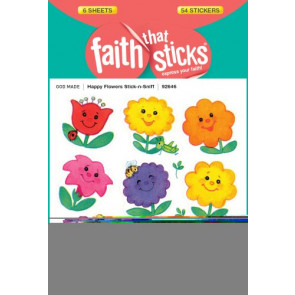 Happy Flowers Stick-n-Sniff - Stickers