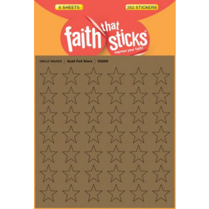 Gold Foil Stars - Stickers