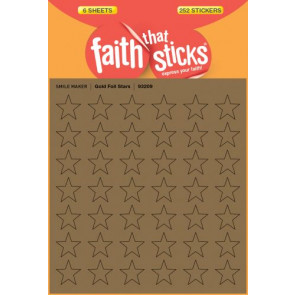 Gold Foil Stars - Stickers